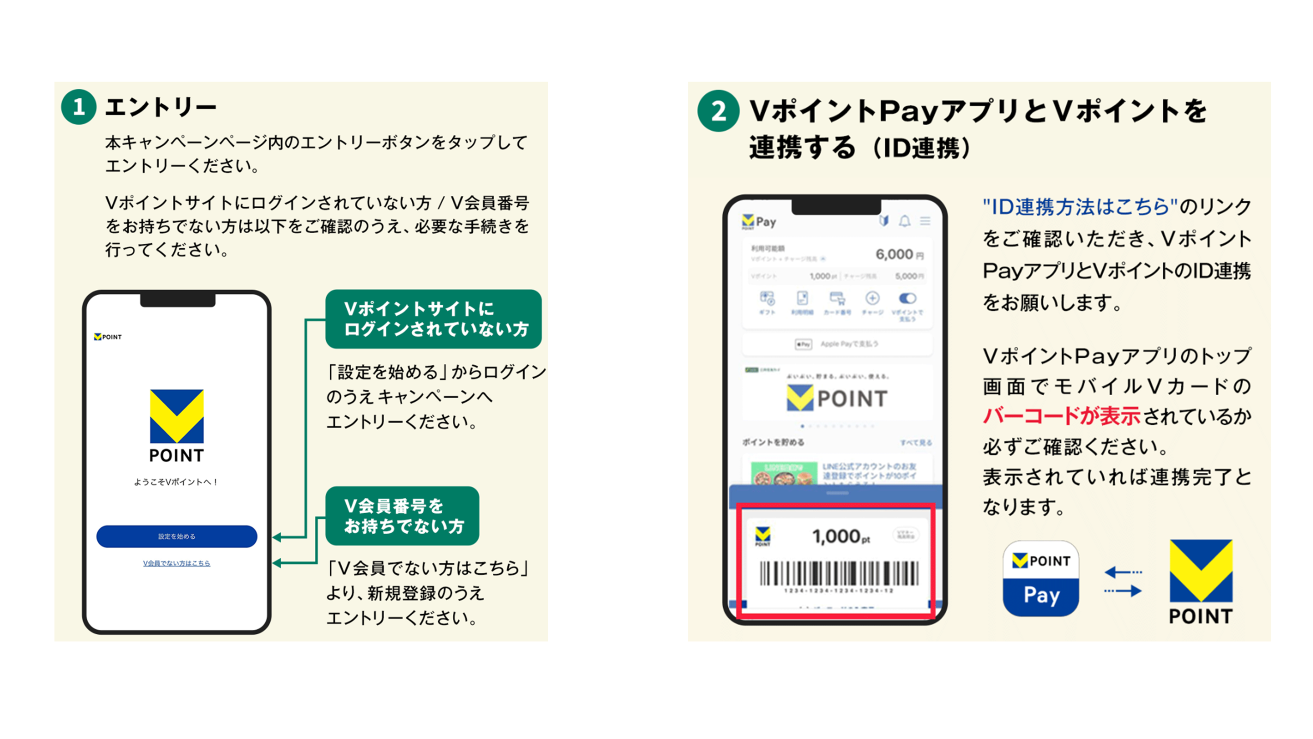 VポイントPay ID連携手順